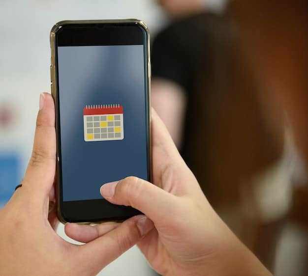 A calendar showing circled dates indicating coupon expiration reminders. Next to it, a smartphone displays a coupon app with similar dates circled.