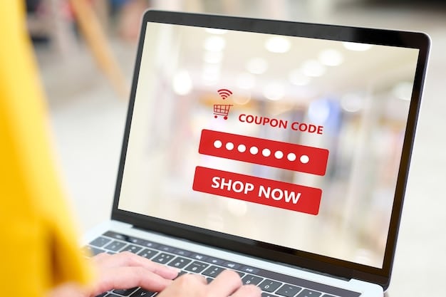 A close-up of a fake coupon code on a website, with exaggerated, unbelievable discount percentages highlighted in red. The surrounding interface shows multiple error messages and security warnings, indicating potential fraud.
