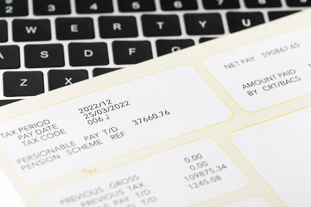 A close-up of a paycheck stub with the EITC amount highlighted. The image showcases a hand holding the check, symbolizing the tangible financial benefit received by eligible individuals and families. A calculator is subtly placed in the background.