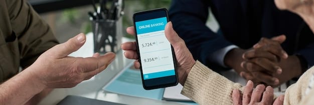 A smartphone displaying a banking app with transaction alerts. The user appears to be reviewing recent activity, highlighting the importance of mobile monitoring.