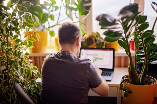 A person using a laptop with a screen displaying a calendar and various grant application deadlines. The background is a modern office space with plants and natural light.