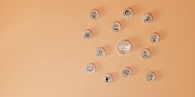A diagram illustrating the ethical considerations surrounding AI in education, including interconnected nodes for data privacy, algorithmic bias, the evolving role of educators, and equity of access, set against a backdrop of a diverse school community.