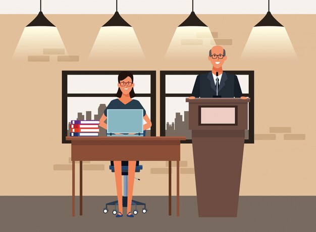 A detailed courtroom scene with a judge, lawyer, and defendant, illustrating the legal challenges to counter-terrorism measures. The background shows blurred images of protestors holding signs about civil liberties. The lighting is somber, emphasizing the seriousness of the topic.