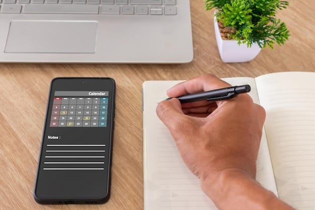 A detailed close-up shot of a hand meticulously filling out an application form, with a calculator and a pen nearby, emphasizing precision and careful data entry.