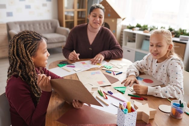 Parents are attending a workshop on supporting early childhood education at home. The workshop leader is giving examples of age-appropriate learning activities, and the parents are actively engaged and asking questions. This scene illustrates the community involvement fostered by Breaking: Department of Education Announces $50 Million Investment in Early Childhood Education Programs Nationwide.