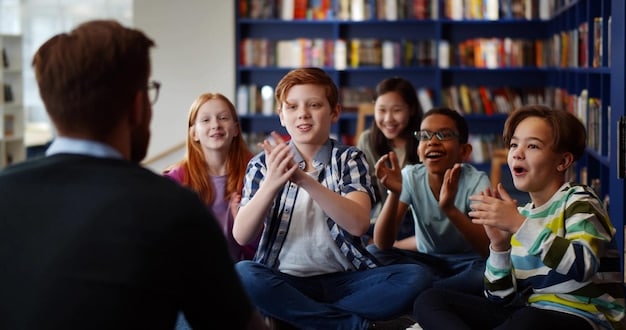 A classroom scene where students are actively engaged in a debate or discussion. They are analyzing primary source documents, evaluating evidence, and formulating arguments, reflecting the emphasis on critical thinking and source analysis in the Revised Curriculum Standards for US History: What's Changing and Why It Matters for Students.