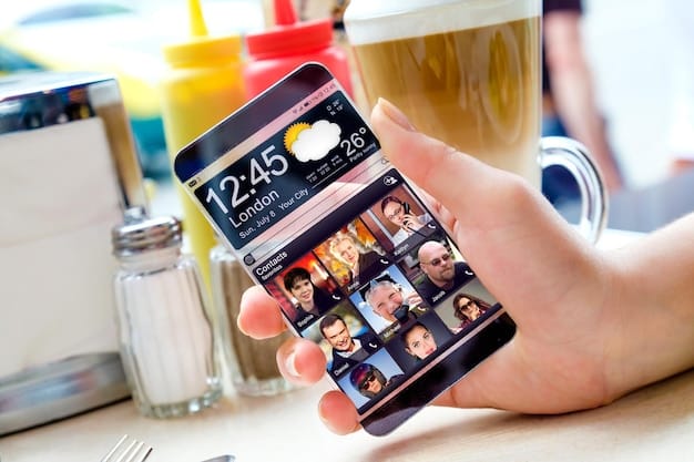 A close-up shot of a smartphone screen showing a stream of social media posts. The posts feature airbrushed images of models and celebrities alongside advertisements for weight loss products. The lighting is harsh, emphasizing the artificiality of the content. The image represents the pressure and unrealistic expectations of social media on students.