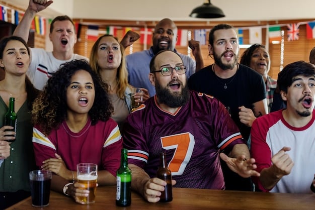 A diverse group of fans, young and old, wearing team jerseys and cheering enthusiastically at a Major League Soccer game. The image captures the sense of community and excitement surrounding professional soccer.