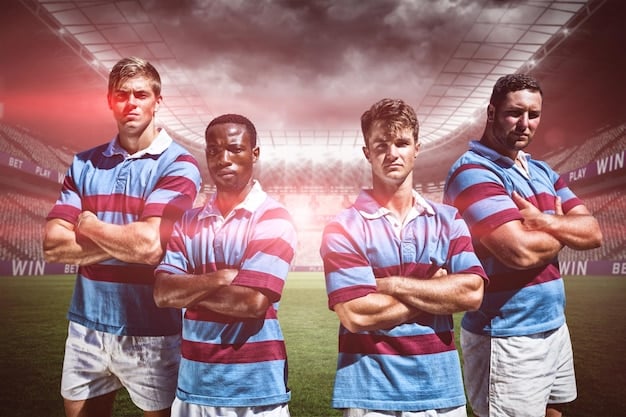 A split image showing the US Men's and Women's Soccer Team players standing side-by-side during a joint training session. Both teams are wearing their national team jerseys, displaying unity and a mutual understanding of their ongoing equal pay fight. The image accentuates the US Women's Soccer Team Faces Equal Pay Fight: What's the Status?.