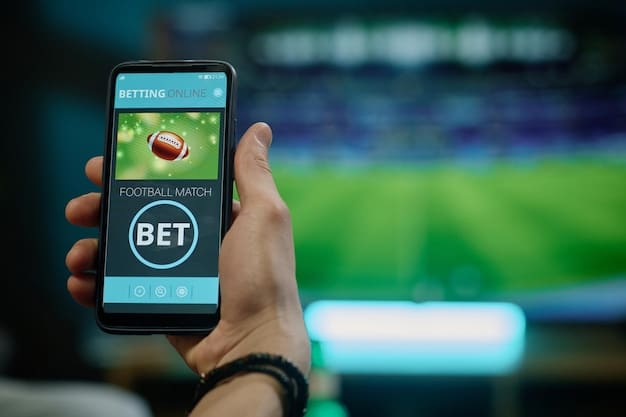 A close-up shot of a smartphone displaying a sports betting app. The screen shows live odds for an ongoing basketball game. The interface is clean and user-friendly, with options for different types of bets. The image captures the convenience and accessibility of modern sports betting platforms, showcasing 'The Rise of Sports Betting: How It's Changing the Game in 2025'.