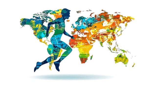 An image showing a world map with highlighted regions indicating countries and states where sports betting is legal. The image illustrates the global expansion of sports betting, showcasing 'The Rise of Sports Betting: How It's Changing the Game in 2025'.