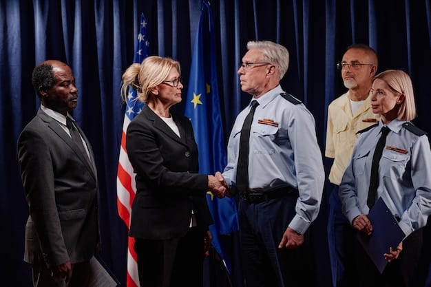Leaders from various NATO member states shaking hands at a summit, symbolizing unity and ongoing diplomatic efforts amidst discussions on burden-sharing.