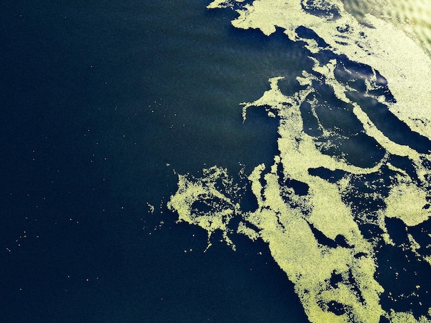 A satellite image showcasing the South China Sea, with highlighted areas indicating disputed territories and islands. The image illustrates the strategic importance of the region and the overlapping claims made by various countries, including China, Vietnam, and the Philippines. The image also highlights naval vessels from the US and China operating in close proximity, underscoring the military tensions in the area.